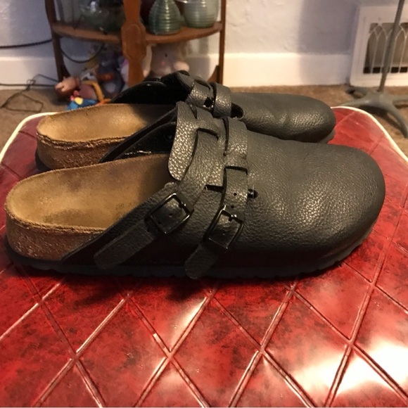 Birkenstocks Boston Oiled Leather Shoes in size L8 M6 - Picture 1 of 9